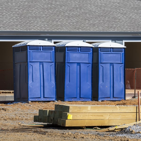 what is the maximum capacity for a single porta potty in Overton TX